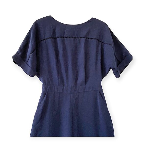 Adelyn Rae Kimono Sleeve Blue Jumpsuit, size XS - Picture 5 of 12